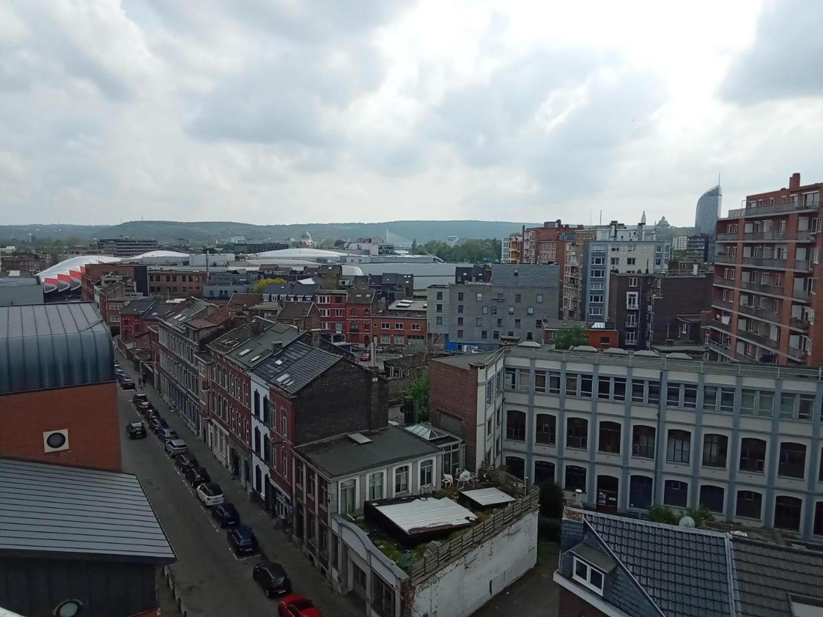 Liege Centre Mediacite Appartement Possible Parking Terrasse Immense 8Eme Pour 2 Personnes Exterior photo